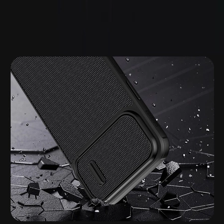 Nillkin Textured S Case iPhone 14 Pro Max case with camera cover black