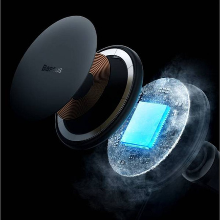 Baseus CW01 MagSafe 15W USB 25W inductive car charger - black