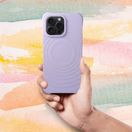 Silicone Zephyr Mag Cover kompatybilny z MagSafe do IPHONE 14 PRO MAX liliowy