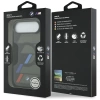 Etui BMW M IML Metal Buttons Tricolor Lines MagSafe na iPhone Air - czarne