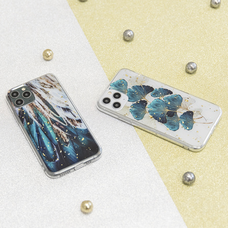 Nakładka Gold Glam do Xiaomi Redmi 13C 4G / 13C 5G pióra