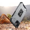 Crystal Ring Case robuste Kickstand TPU/PC Panzer Handyhülle Hard Case für iPhone 13 mini schwarz