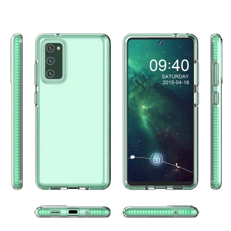 Spring Case Silikon Gel Handyhülle Schutzhülle für Samsung Galaxy S21+ 5G (S21 Plus 5G) gelb