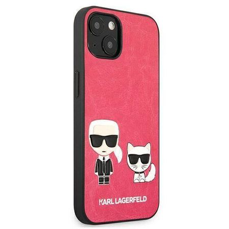 Karl Lagerfeld KLHCP13SPCUSKCP iPhone 13 mini 5,4" fuksja/fushia hardcase Ikonik Karl & Choupette