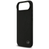 Mercedes Leather Large Laurel Leave MagSafe case for iPhone Air - black