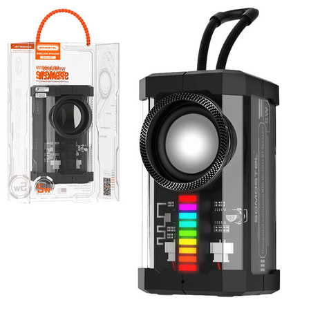 GŁOŚNIK BLUETOOTH PRZEŹROCZYSTY SOMOSTEL H607 PAROWANIE STEREO