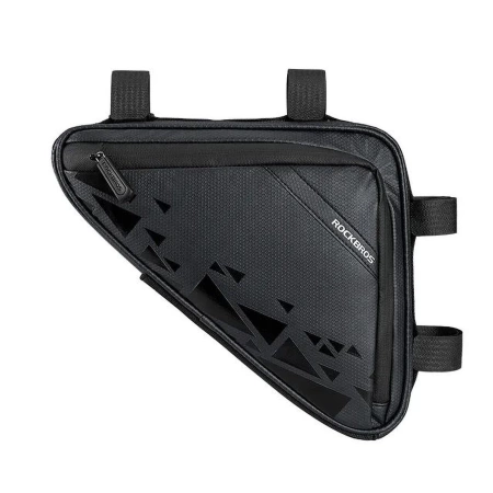 Rockbros B39-2 wasserdichte Rahmen-Fahrradtasche – Schwarz