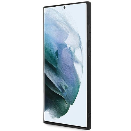 Oryginalne Etui GUESS Hardcase GUHMS24LG4GFRK do Samsung S24 Ultra (Kompatybilny z Magsafe / 4G Ring classic logo / czarny)