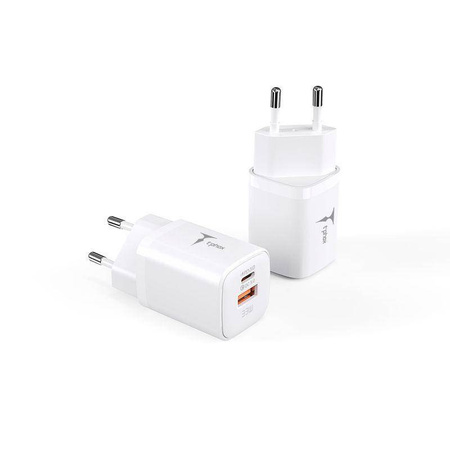 ŁAD SIEC T-PHOX HANDY SERIES 33W T-PP08 USB/USB-C WHITE