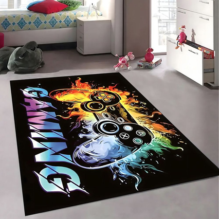 Mata ochronna pod krzesło wzór gamingowy 60 x 90 cm RC-K-1542