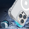 Joyroom Magnetic Defender Magnetische Hülle für iPhone 14 gepanzerte Hülle mit Hakenständer durchsichtig (MagSafe-kompatibel)