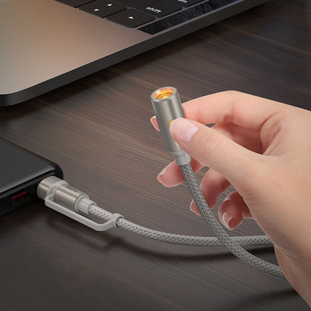 HOCO kabel USB A / Typ C do zapalniczka samochodowa UA38B 0,3 m złoty
