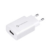 Forcell Ładowarka Sieciowa ze złączem USB A i kablem USB typ C - 2,4A 18W z funkcją Quick Charge 3.0