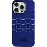 Audi IML MagSafe Case iPhone 15 Pro Max 6.7" niebieski/navy blue hardcase AU-IMLMIP15PM-A6/D3-BE