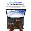 DUX DUCIS DK - etui składane z klawiaturą bezprzewodową do Samsung Tab S8 (X700/X706)/S7 (T870/T875/T876B) czarne