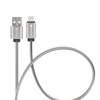 Kabel USB A do USB C Forcell F-Energy QC4.0 3A 66W Metal 2 m C234 srebrny