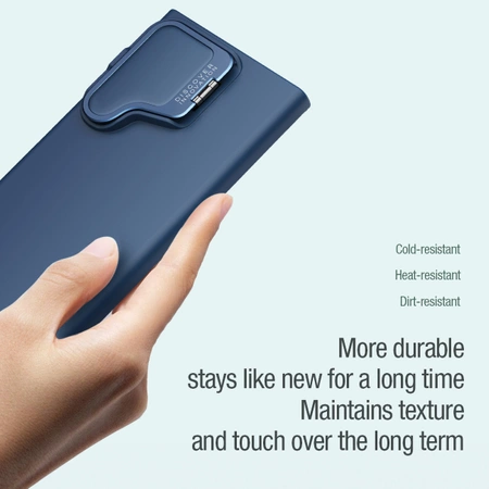 Nillkin CamShield Silky Prop Silicone Case for Samsung Galaxy S24 Ultra - black