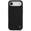 Mercedes Leather Large Laurel Leave MagSafe case for iPhone Air - black