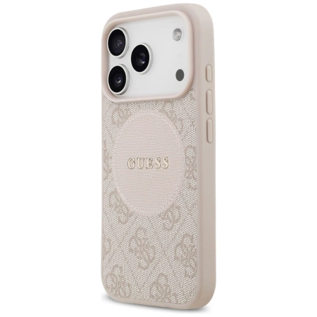 Guess 4G Circle Classic Logo MagSafe Case für iPhone 17 Pro - Pink