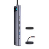 Baseus Metal Gleam multi-functional HUB USB Type C 12in1 HDMI / DP / USB Type C / minijack 3.5mm / RJ45 / SD (WKWG020213)