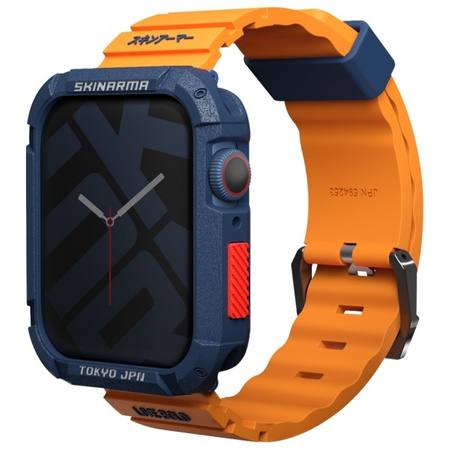Skinarma pasek Shokku Apple Watch         45/44/42mm pomarańczowy/orange