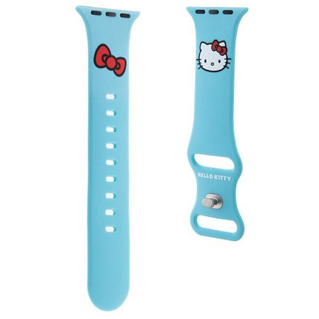 Hello Kitty Silikon-Kitty-Kopfband für Apple Watch 38/40/41 mm – blau