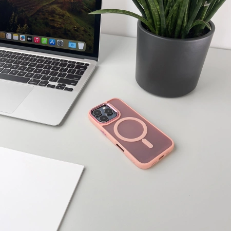 Wozinsky Fashion Case with MagSafe for Samsung Galaxy S24 FE - Pink