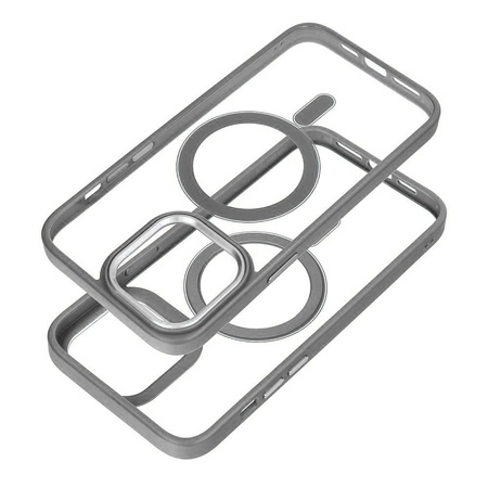 Futerał COLOR EDGE MAG COVER kompatybilny z MagSafe do IPHONE 16e (SE 4 2025) tytanowy szary