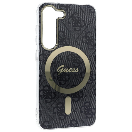 Guess GUHMS23MH4STK S23+ S916 schwarz/schwarzes Hardcase 4G MagSafe