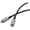 Kabel Verbatim Sync & Charge USB-C do USB-C 240W 40Gb/s 120cm czarny 31847
