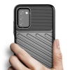 Thunder Case Flexibel Robuste Panzer Handyhülle TPU Schutzhülle für Samsung Galaxy A03s schwarz