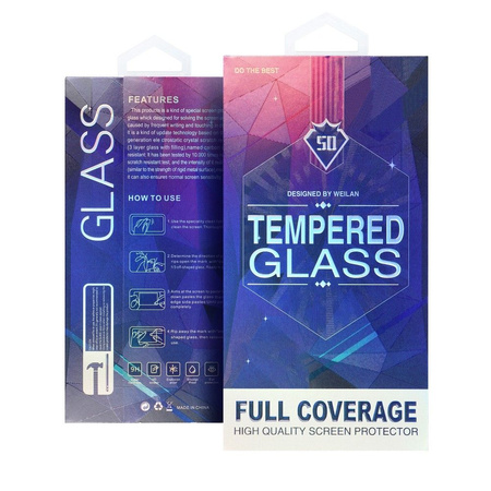 5D Full Glue Tempered Glass - do Samsung Galaxy S22 / S23 czarny