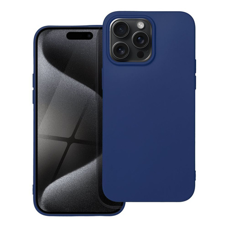 Futerał SOFT do IPHONE 15 PRO MAX ciemny niebieski