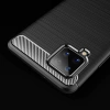 Carbon Case Flexibel Handyhülle TPU Schutzhülle für Samsung Galaxy A42 5G blau