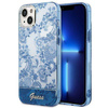 Guess Porcelain Collection - Etui iPhone 14 Plus (niebieski)