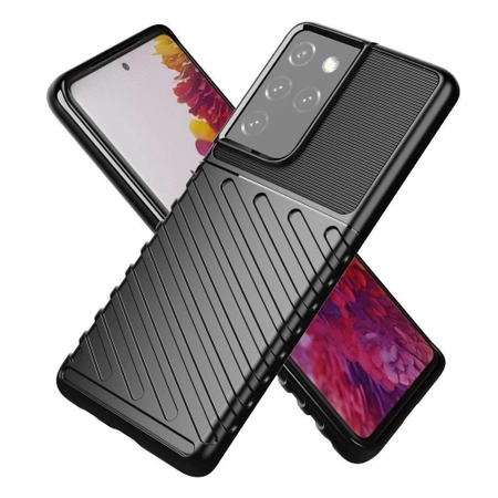 Thunder Case for Samsung Galaxy S23 Ultra silicone armor case blue