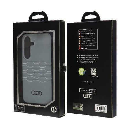 Etui Audi IML Geometric Pattern Case na Samsung Galaxy S24 - szare
