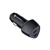 FORCELL CARBON ładowarka samochodowa Typ C 3.0 PD20W +  Typ C 3.0 PD20W CC50-2C czarna (Total 40W)