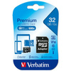 Verbatim Karta microSDHC 32GB V10 + adapter czarny/black 44083