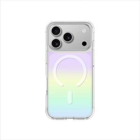 AmazingThing Minimal Mag case for iPhone 17 Pro compatible with MagSafe rainbow - multicolor