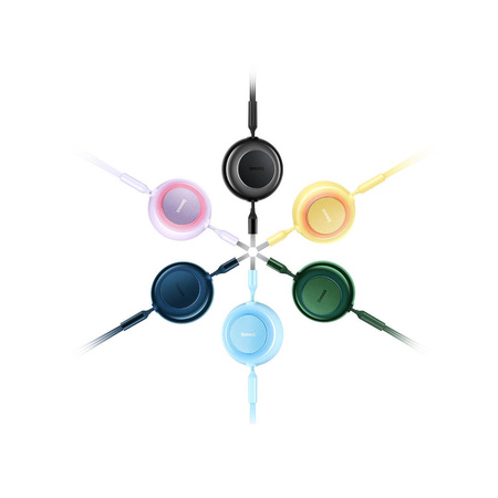 Baseus Bright Mirror 2 3in1 USB Type A cable - micro USB + Lightning + USB Type C 3.5A 1.1m black (CAMJ010001)