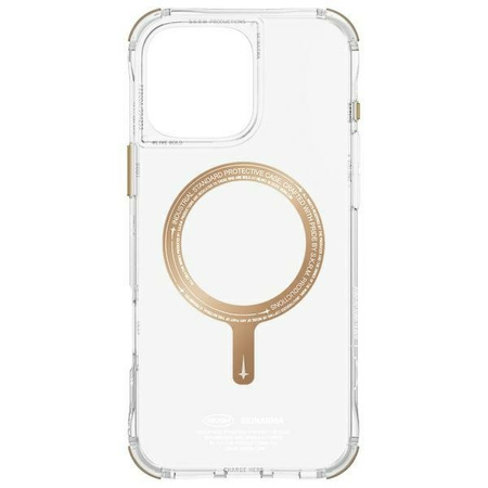 Skinarma etui Saido iPhone 16 Pro 6.3"   Magnetic Charging szampański/champagne