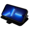 Original Case IPHONE 14 PRO MAX BMW Bookcase Leather Stamp Blue Lines (BMBKP14X22RVSK) black