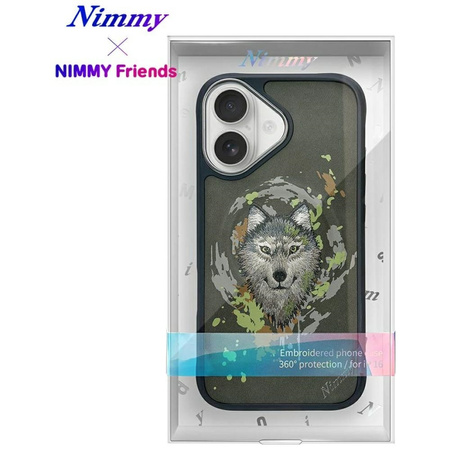 Etui Nimmy Wilk MagSafe do iPhone 16      ciemnoszary
