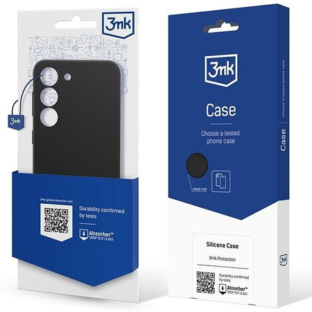 3MK SILICONE CASE SAMSUNG S23 5G BLACK