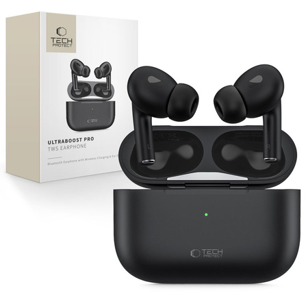Słuchawki Bezprzewodowe Tech-Protect UltraBoost TWS Earphone Pro czarne