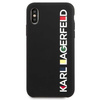 Original Handyhülle IPHONE X / XS Karl Lagerfeld Hardcase Glossy Bauhaus schwarz