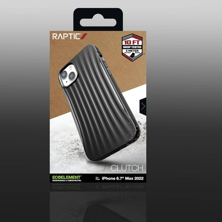 Raptic X-Doria Clutch Case iPhone 14 Plus back cover black