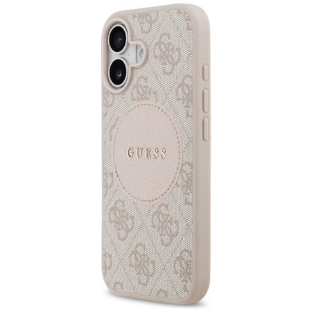 Guess 4G Circle Classic Logo MagSafe Case für iPhone 17 - Pink