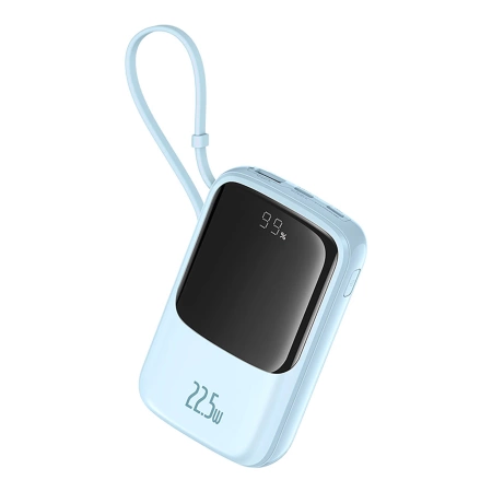 Baseus Qpow Pro+ 22,5 W 10000 mAh USB-C Powerbank – blau